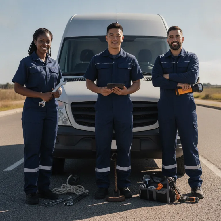 Abschleppdienst Team in Freiberg